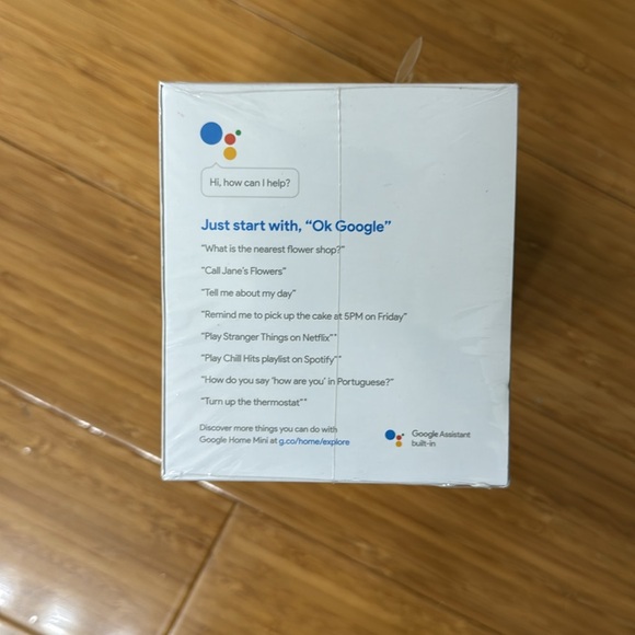 Google Home Mini Smart Assistant First Gen - Chalk - Picture 5 of 6